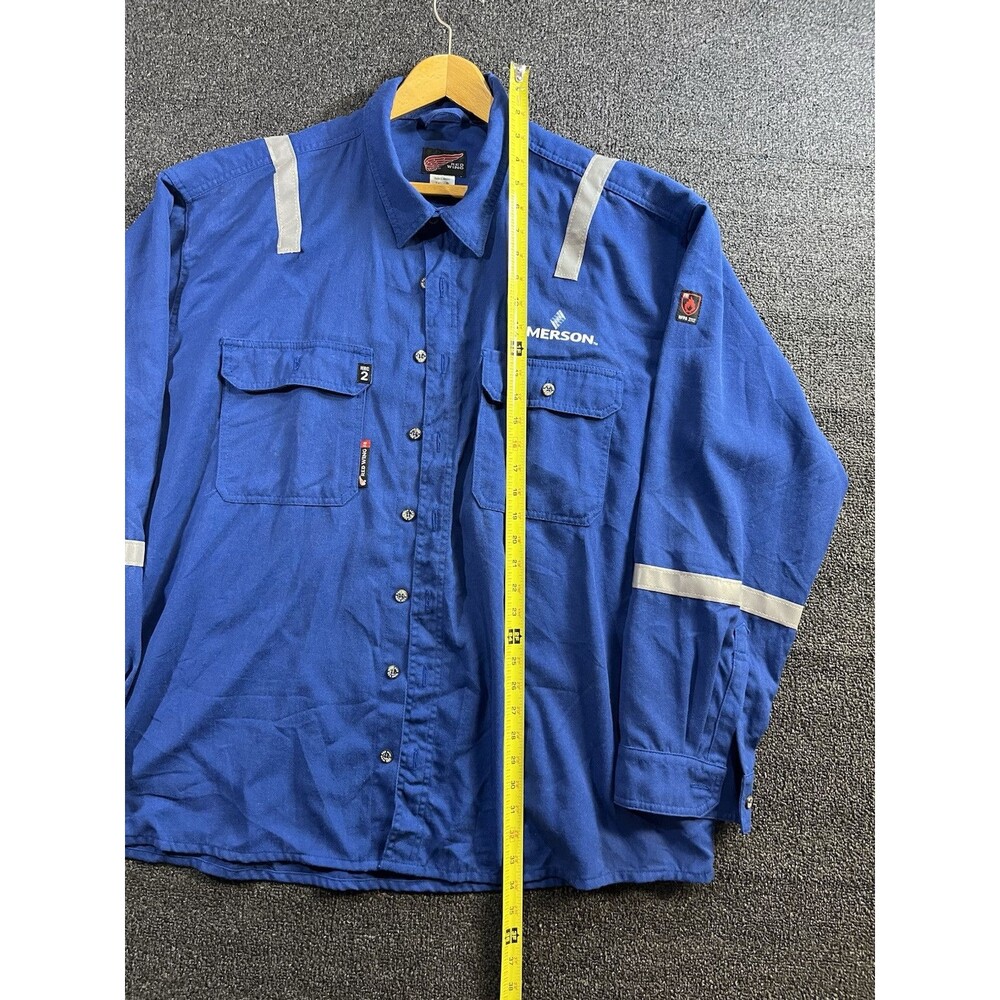Red Wing FR Fire Resistant NFPA 2112‎ Long-Sleeve Workwear Shirt Men's XXXL - Picture 8 of 14